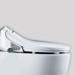 Inteliclean-A9000R-closed-lid-on-toilet-sideview-closeup