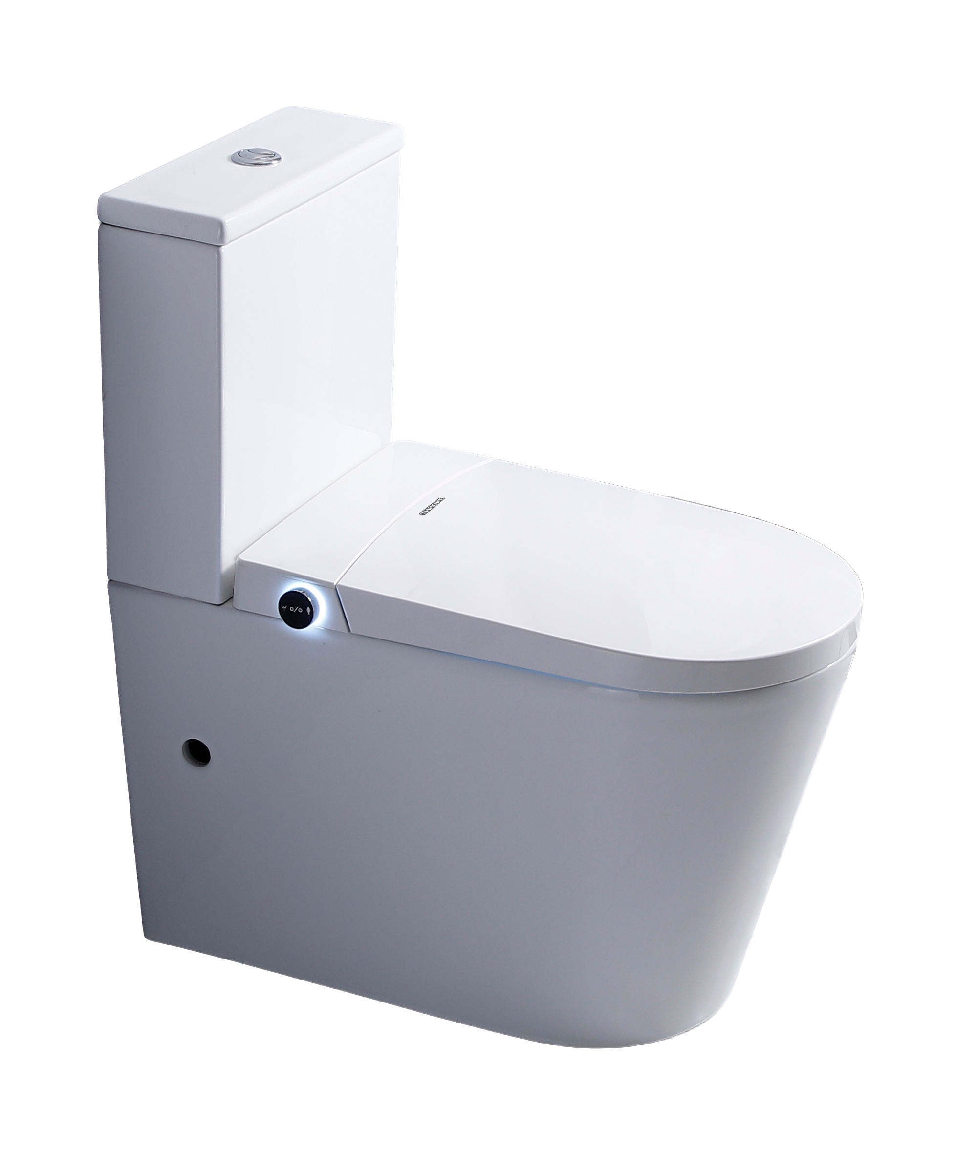 Throne Smart Bidet Toilet Suite — Gloss White